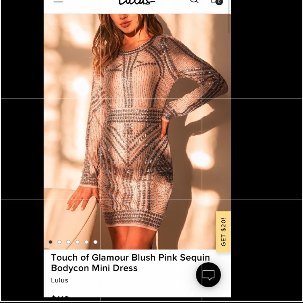 Bodycon shimmer dress. NWT!!! Size large.